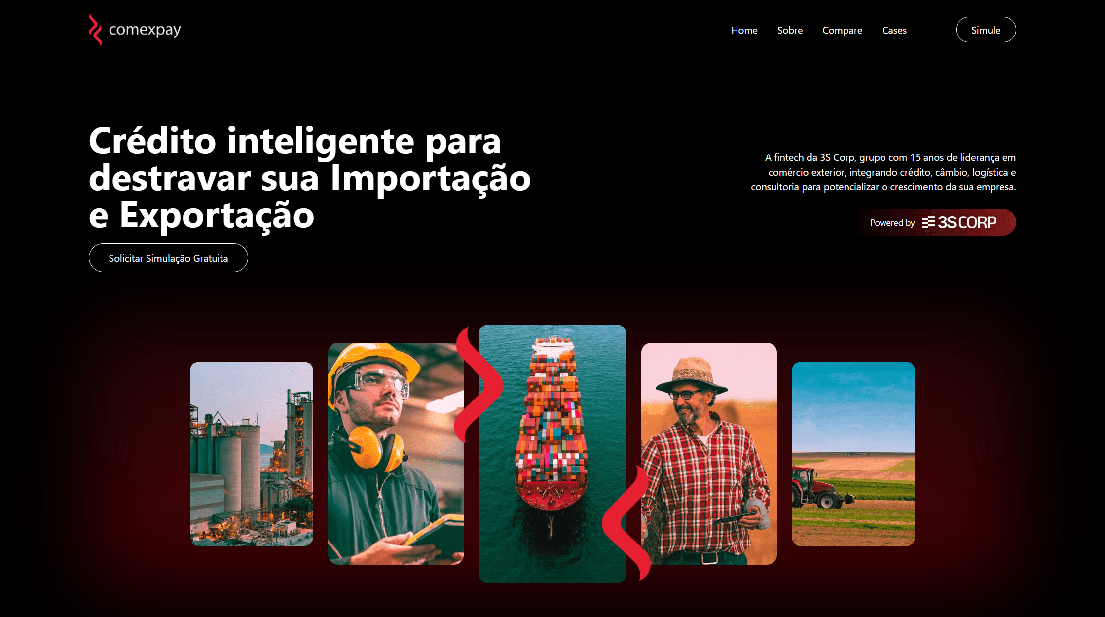 Capa do case ComexPay