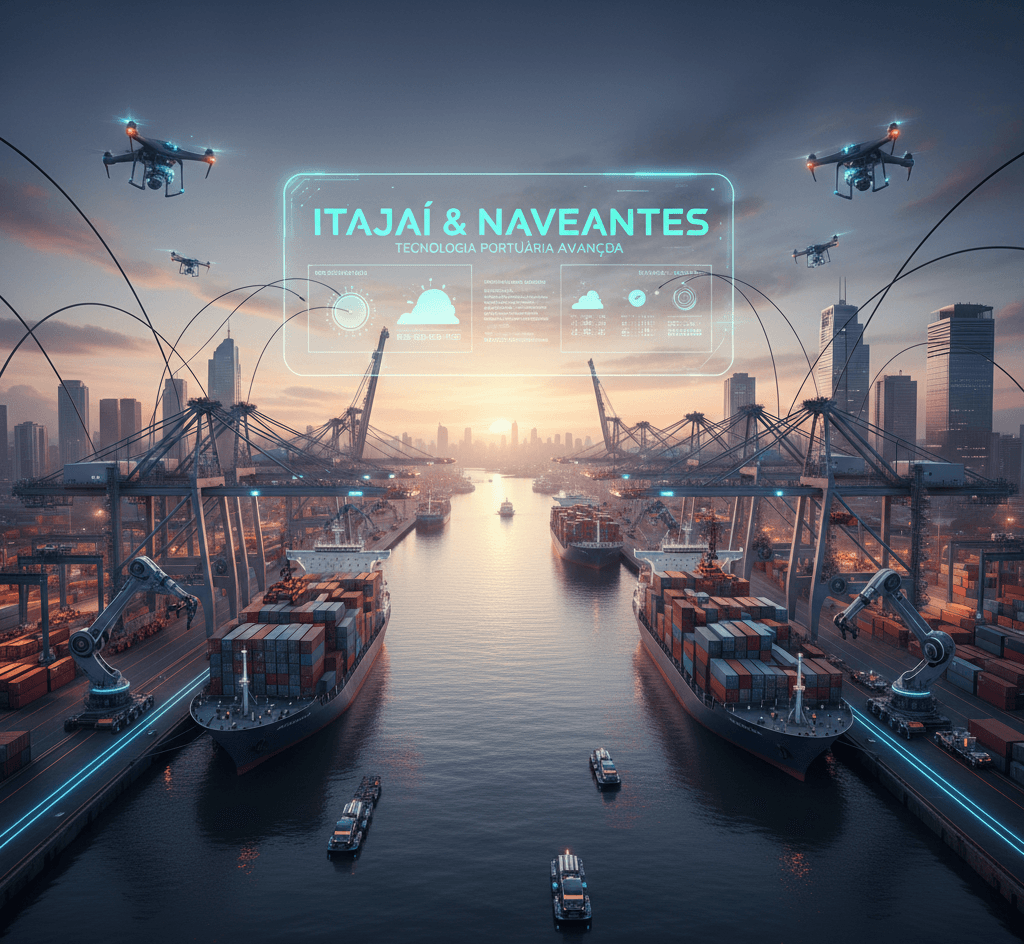 Tecnologia na área portuária: como Itajaí e Navegantes estão evoluindo